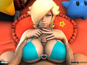 in the 1 2 switch series, she switches between titty fucking and other actions with big tits