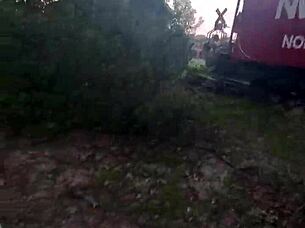 impregnablelexa takes wolfdaddy901s dick bareback and creampie in public park