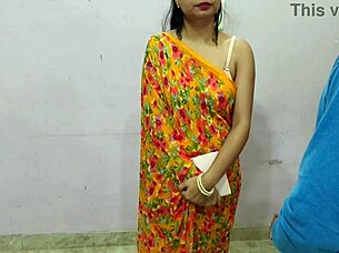 Saara, the hot teacher, gets her tight ass fucked hard twice on her first college day