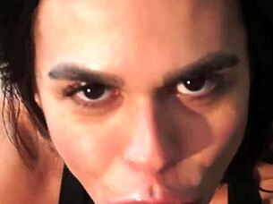 i watch fé welter give blowjob backstage