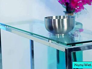 seth gamble fucks the sexy blonde masseuse skyler storm and gives her a creampie