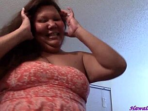 Ever wonder what a naughty bbw housewife hides under her ripped clothes in the shower?