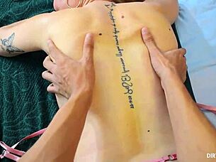 that student pounded my ass hard after a relaxing massage, creampie included