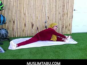 Kira Perez cheats on her husband with the trainer while wearing hijab