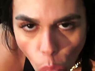 i watch fé welter give blowjob backstage