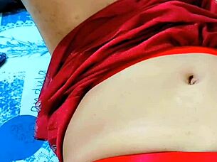 red hot sissy takes control with anal toys and strapon