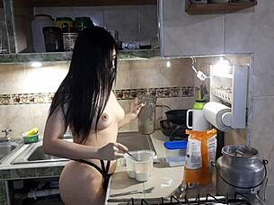 estefani naked pancakes