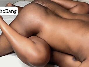 movie night sneaky quiet sex with my sweet ebony pink pussy step-sis compilation