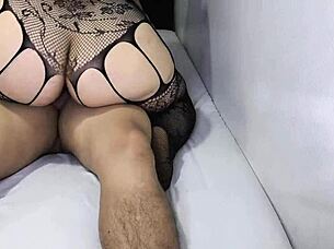 Hidden cam catches stepsister's big ass latina friend