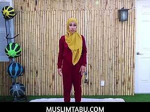 Kira Perez cheats on her husband with the trainer while wearing hijab