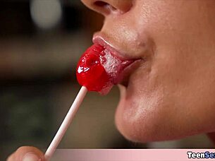 My stepsis Charlotte craves sloppy wet blowjobs, and I provide the cock eagerly.