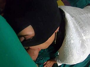 Horny milf Calla gets fucked in missionary and doggy style, playing with cum.