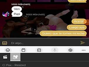 Colombian blonde enjoys my cock intensely