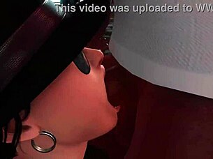 Public Pleasures On Barstool With Intense Bang