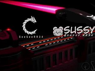 i'm fiery redhead penny pax gliding big glass toy into my pussy