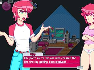 Step bro falls inside step sister accidentally