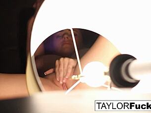 Taylor's Solo Masturbation In Hotel Room