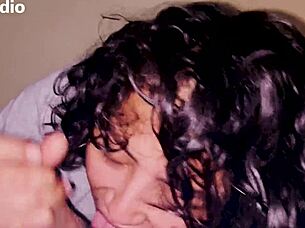 Beautiful Latina Stepsister Frid Sucking Cock And Swallowing Cum