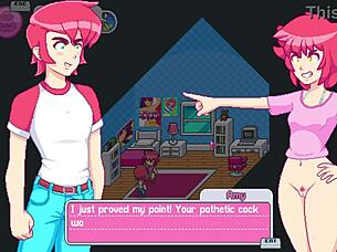 Step bro falls inside step sister accidentally