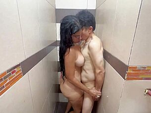 Beautiful teen engages in scissoring with her lesbian partner