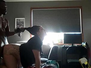 Destiny 18+ rubs her pussy through wet panties.