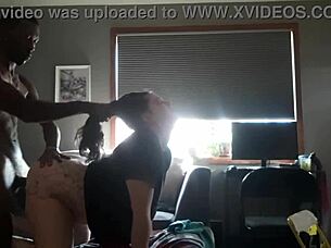 Destiny 18+ rubs her pussy through wet panties.