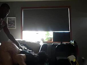 Destiny 18+ rubs her pussy through wet panties.