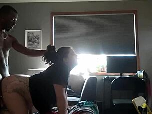 Destiny 18+ rubs her pussy through wet panties.