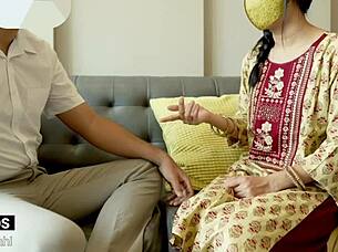 indian poor little 18+ maid saanvi bahl worked at the office before her boss fucked her rough!