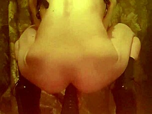 I flashed cock to muslim girl outdoors and fucked her on chair