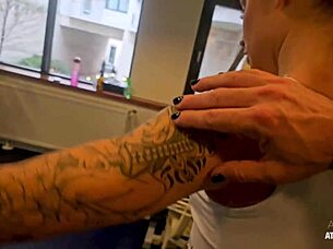 angel lima does a live striptease with the lucky winner for a scene