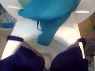 Step sister in 40dd bra receives cumshot