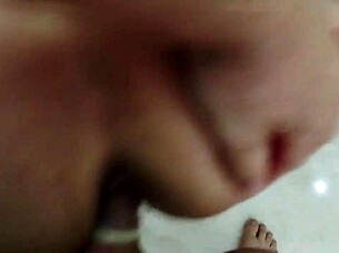 Happy woman enjoys neighbor's company after husband leaves for work.