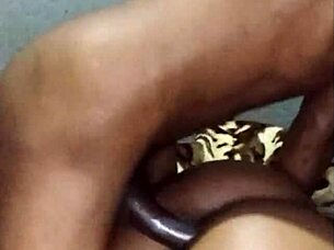 Wow! Black Teen's Tight Pussy Gets Stretched Wide!