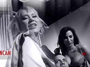 Happy 4th of July with big tits pornstars Carly Parker and Lezley Zen