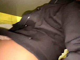 Busted Caught Anal Fucking In Restroom And Kept Going