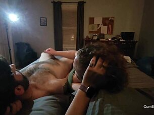 Liza can you make andy spurt a huge load on your tits