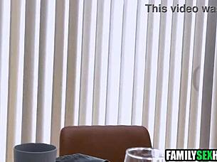 Stepdaughters compete for stepdads attention