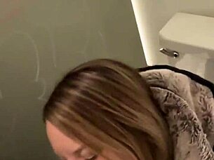 Busted Caught Anal Fucking In Restroom And Kept Going