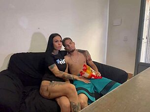 metflix brazilian latina blowjob through sheer dress cum on pussy