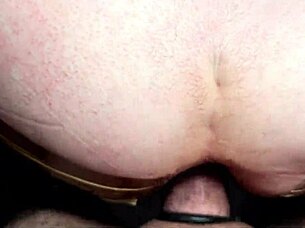 i filled her hairy ass with anal creampie after quickie with father in law