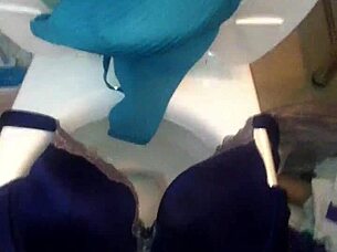 Step sister in 40dd bra receives cumshot