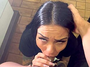 metflix brazilian latina blowjob through sheer dress cum on pussy