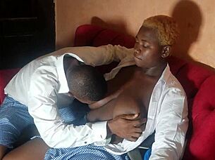 Sex-Starved College Teens 18+ Slut Each Other Out in School Hostel Dorm