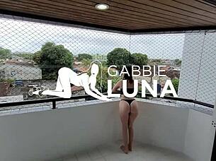 Brazilian amateur wife with small tits gets creampie in wet pussy