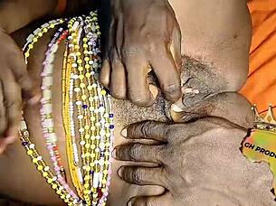 Does the ghetto slut want that young black cock?