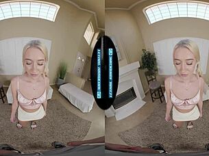 Skylar Storm Licks Ass to Pay Rent with Big Cock