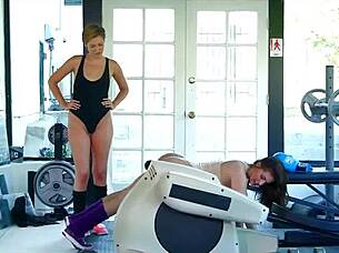 The wife invites her friend over for a visit