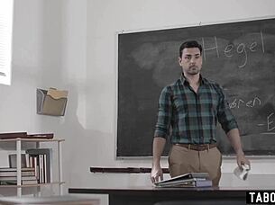 Lily Larimar, the petite cheerleader, gets COMPLIMENTED by her MUCH OLDER teacher Ryan Driller in a TABOO encounter.