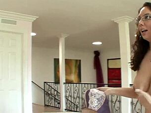 hey, this chubby milf is teaching her step-nephew how to fuck properly, with some 69 and cum on ass 😏